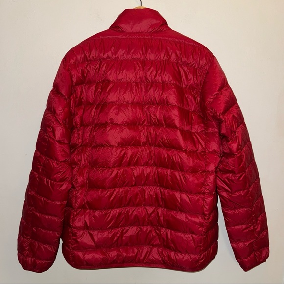 Eddie Bauer Packable Down Puffer Coat Red Men’s Size Large - Picture 7 of 11